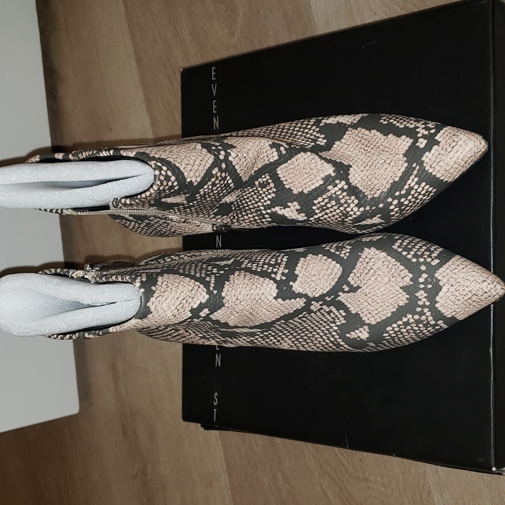 Steve Madden Python Print Booties - image 1